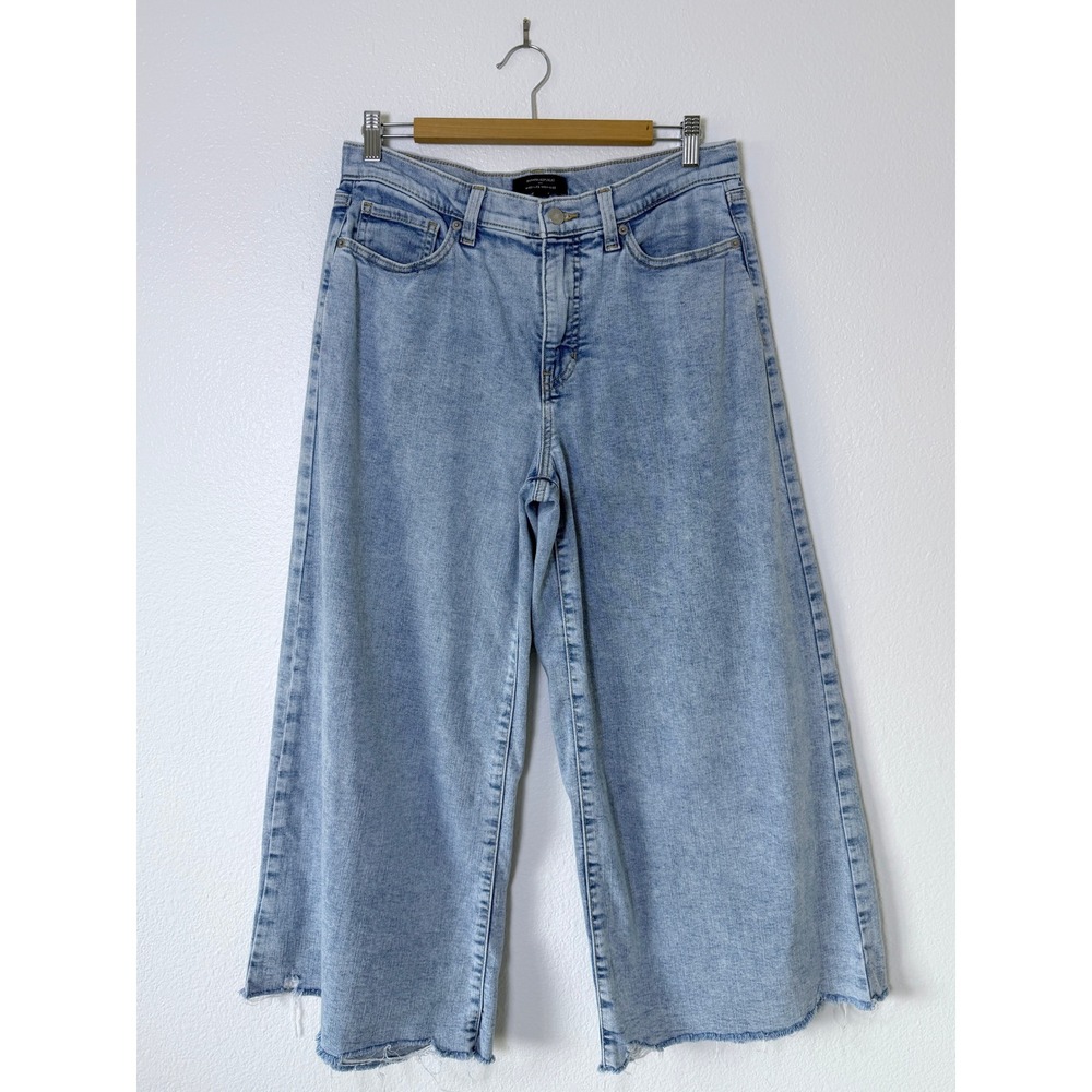 Banana Republic Factory Light Wash Wide Leg Jeans